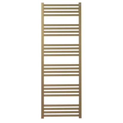 Crosswater MPRO Brushed Brass Heated Towel Rail 1380 x 480mm