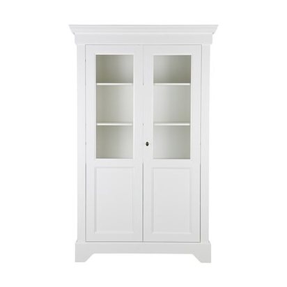 Anna display cabinet in white