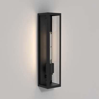 Astro lights harvard exterior ip44 wall light in matt black p8073 16941 image