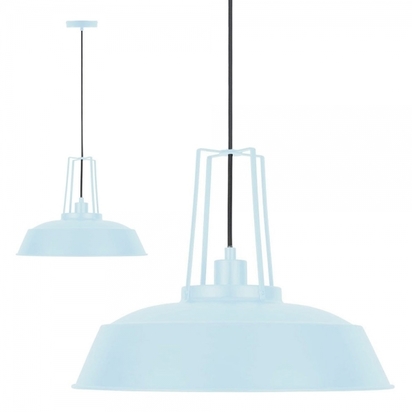 Cult living shiro industrial metal pendant light pastel blue p13597 177936 image