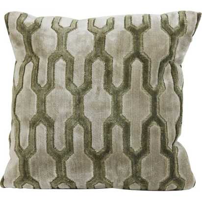 Light and Living Jembana Square Cushion - Green