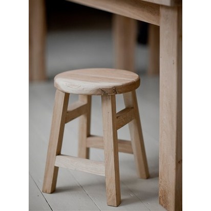 Hambledon Stool, Small - Raw Oak