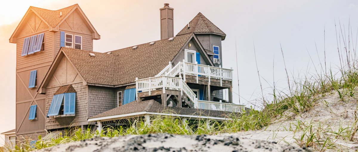 Exterior of the Inn at Rodanthe as seen in the Nicholas Sparks movie, "Night in Rodanthe"