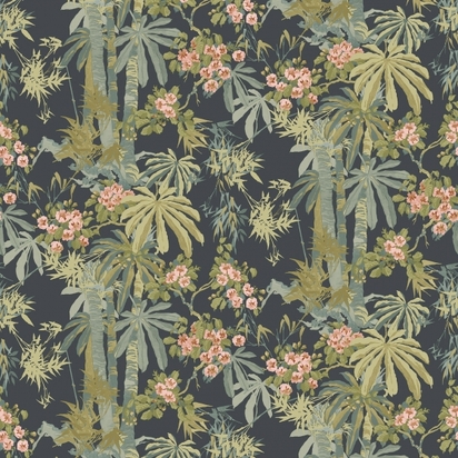 The Tango Wallpaper Collection, Bamboo Garden in Navy