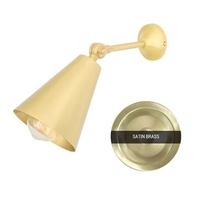 Moya Wall Light - Satin Brass