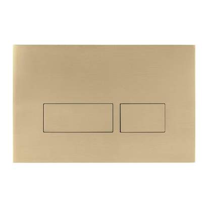 Crosswater MPRO Brushed Brass Dual Flush Plate