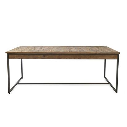 Riviera Maison Shelter Island Dining Table Elm Wood Iron 200x90cm