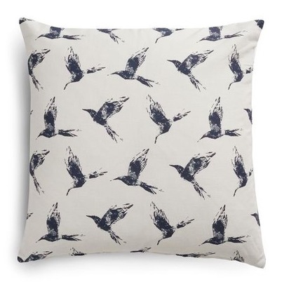 55x55cm Scatter Cushion in Anchor Zoe Glencross Bollin Bird