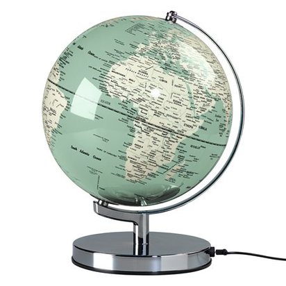 Swedish green wild wood globe light