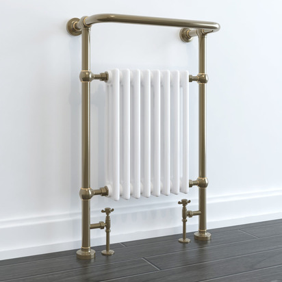 Savoy Antique Bronze Traditional Heated Towel Rail