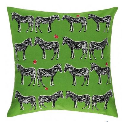 Habitat Zig Cushion - Green