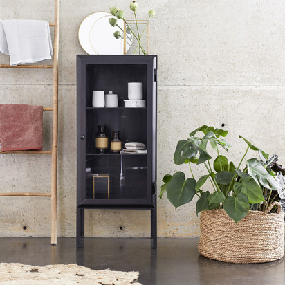 Zoom lison glazed metal bathroom cabinet 120 2644